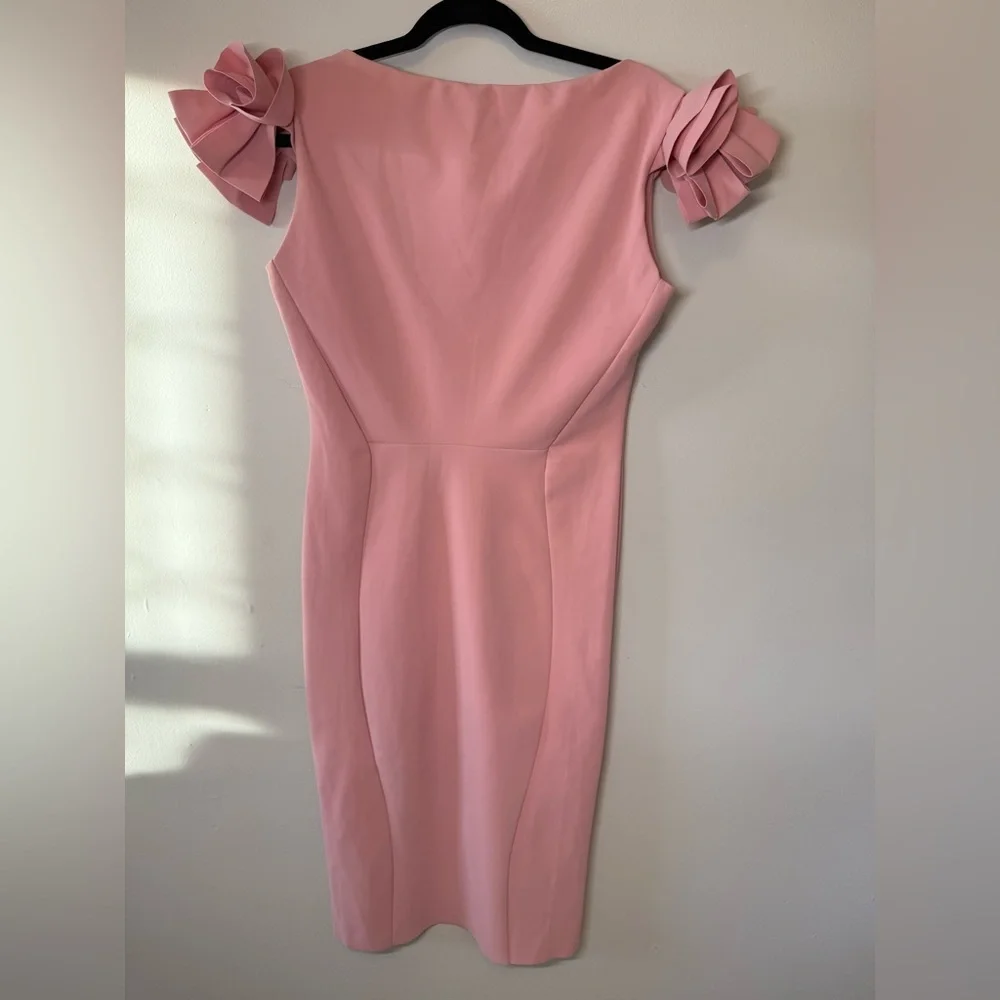 Chiara Boni La Petite Robe Belvis Rosette Bodycon Cocktail Dress - Picture 4 of 11